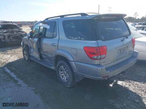 2006 Toyota Sequoia Limited with VIN 5TDBT48A36S277123, listed as a IAAI auction lot 41733917 with 344,207 mi miles. Bid and sale history available at carsss.com. Image 3.