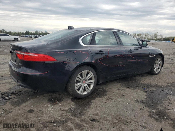 2017 Jaguar XF 35t Premium with VIN SAJBJ4BV0HCY37963, listed as a Copart auction lot 52843965 with 88,477 mi miles and Salvage Title. Bid and sale history available at carsss.com. Image 3.