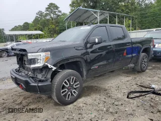 2021 GMC Sierra 1500 AT4 with VIN 3GTU9EET5MG452230, listed as a Copart auction lot 59606645 with 38,220 mi miles and Salvage title. Bid and sale history available at DreamBid. Image 1.