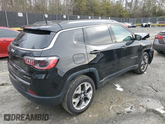 2021 Jeep Compass Limited z VIN 3C4NJDCB3MT593322, wystawiony jako Copart lot #45524575 z przebiegiem 43 105 mil mil oraz Szkoda całkowita • Salvage title. Historia ofert i sprzedaży dostępna na DreamBid. Obrazek 3.