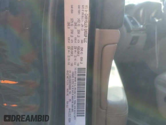 2013 Jeep Grand Cherokee Limited with VIN 1C4RJEBG8DC646600, listed as a Copart auction lot 43012755 with 142,231 mi miles and Salvage Title. Bid and sale history available at carsss.com. Image 13.