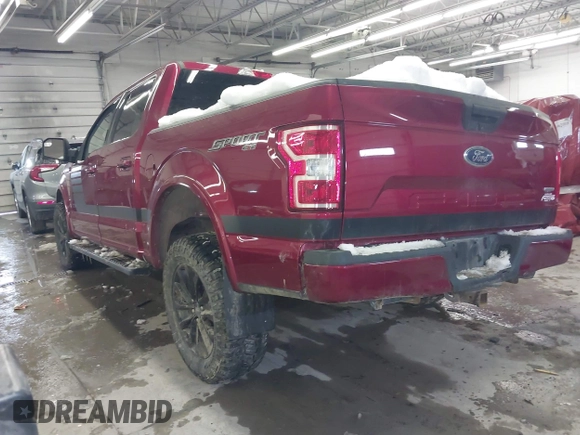 2019 Ford F-150 XL with VIN 1FTEW1EP4KFC74737, listed as a IAAI auction lot 41372054 with 76,916 mi miles and . Bid and sale history available at DreamBid. Image 3.