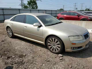 2004 Audi A8 with VIN WAUML44E14N006398, listed as a Copart auction lot 64504114 with Not provided miles and Non repairable. Bid and sale history available at DreamBid. Image 4.