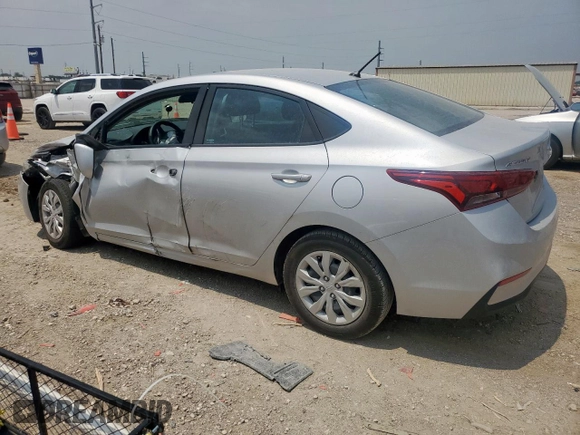 2022 Hyundai Accent SE with VIN 3KPC24A63NE157747, listed as a Copart auction lot 57360145 with 41,353 mi miles and Salvage title. Bid and sale history available at DreamBid. Image 2.