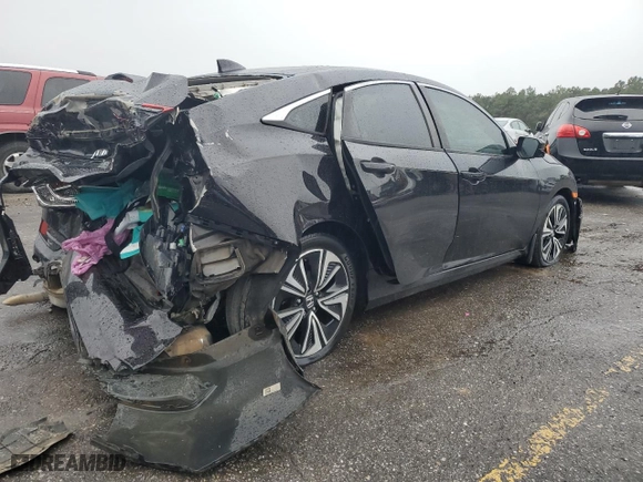 2016 Honda Civic Sedan EX-T with VIN 19XFC1F34GE022738, listed as a Copart auction lot 83361314 with 204,125 mi miles and Salvage Title. Bid and sale history available at carsss.com. Image 3.