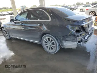 2015 Mercedes-Benz C 300 with VIN 55SWF4JB2FU061794, listed as a Copart auction lot 45213825 with 154,210 mi miles and Salvage Title. Bid and sale history available at carsss.com. Image 2.