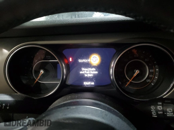 2019 Jeep Wrangler Unlimited Sport Altitude with VIN 1C4HJXDG7KW511592, listed as a Copart auction lot 45100125 with 53,669 mi miles and Salvage title. Bid and sale history available at DreamBid. Image 9.