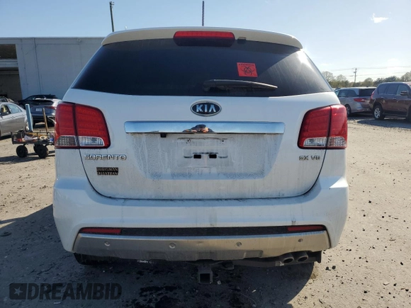 2011 Kia Sorento SX with VIN 5XYKWDA25BG095277, listed as a Copart auction lot 52531385 with Not Provided miles and Salvage Title. Bid and sale history available at carsss.com. Image 6.