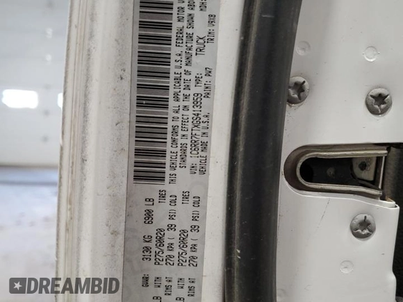 2016 Ram 1500 Express z VIN 1C6RR7FTXGS413959, wystawiony jako Copart lot #52417475 z przebiegiem 201 028 mil mil oraz Szkoda całkowita • Salvage title. Historia ofert i sprzedaży dostępna na DreamBid. Obrazek 12.