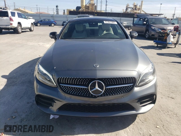 2022 Mercedes-Benz C 300 with VIN W1KWJ8DB7NG113854, listed as a Copart auction lot 47461385 with 45,141 mi miles and Salvage Title. Bid and sale history available at DreamBid. Image 5.