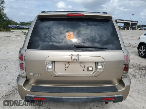 2007 Honda Pilot EX-L with VIN 5FNYF28787B041518, listed as a Copart auction lot 77245944 with Not Provided miles and Non Repairable. Bid and sale history available at DreamBid. Image 6.