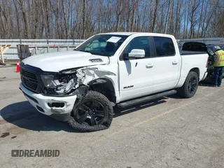 2020 Ram 1500 Big Horn with VIN 1C6SRFFT1LN103090, listed as a IAAI auction lot 41919577 with 70,429 mi miles and . Bid and sale history available at DreamBid. Image 16.