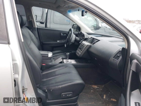 2007 Nissan Murano S with VIN JN8AZ08W47W624088, listed as a IAAI auction lot 41620251 with 182,953 mi miles. Bid and sale history available at carsss.com. Image 5.