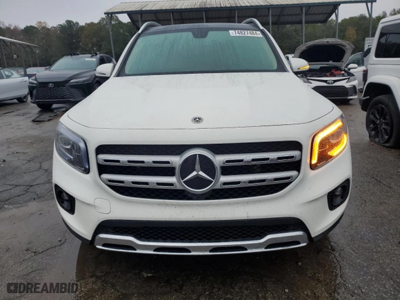 2022 Mercedes-Benz GLB with VIN W1N4M4HBXNW178966, listed as a Copart auction lot 74827484 with 0 mi miles and Salvage Title. Bid and sale history available at carsss.com. Image 5.