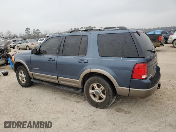 2002 Ford Explorer Eddie Bauer с VIN 1FMZU64W02UA45783, выставлен на аукционе Copart как лот 44639005 с пробегом 175 278 миль миль и Списание • Salvage title. История ставок и продаж доступна на DreamBid. Изображение 2.