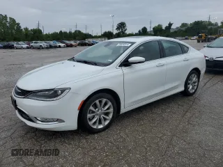 2016 Chrysler 200 C with VIN 1C3CCCCB4GN147409, listed as a Copart auction lot 59534374 with 125,702 mi miles and Salvage Title. Bid and sale history available at carsss.com. Image 1.