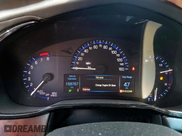2016 Cadillac CTS RWD with VIN 1G6AP5SX9G0121646, listed as a Copart auction lot 52987725 with 168,767 mi miles and Clean title. Bid and sale history available at DreamBid. Image 9.