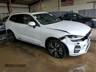 2022 Volvo XC60 Inscription with VIN YV4L12RL2N1083576, listed as a Copart auction lot 57669655 with 40,764 mi miles and Salvage title. Bid and sale history available at DreamBid. Image 4.