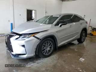 2016 Lexus RX 350 with VIN 2T2BZMCA1GC032722, listed as a Copart auction lot 59550625 with 124,611 mi miles and Salvage title. Bid and sale history available at DreamBid. Image 1.