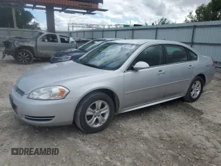 2015 Chevrolet Impala LS with VIN 2G1WA5E34F1106268, listed as a Copart auction lot 59670705 with 97,953 mi miles and Salvage title. Bid and sale history available at DreamBid. Image 1.