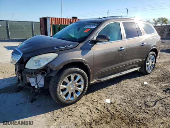 2012 Buick Enclave Premium with VIN 5GAKRDED2CJ296253, listed as a Copart auction lot 49604705 with 90,450 mi miles and Salvage Title. Bid and sale history available at carsss.com. Image 1.