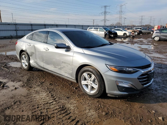 2024 Chevrolet Malibu LS with VIN 1G1ZB5ST7RF200902, listed as a Copart auction lot 46476245 with 9,812 mi miles and Salvage Title. Bid and sale history available at DreamBid. Image 4.