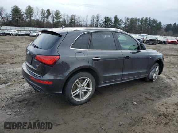 2015 Audi Q5 Premium Plus with VIN WA1DGAFP3FA017072, listed as a Copart auction lot 46908395 with 91,098 mi miles and Salvage Title. Bid and sale history available at carsss.com. Image 3.