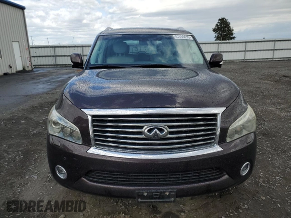 2011 Infiniti QX56 7-passenger with VIN JN8AZ2NE0B9004627, listed as a Copart auction lot 57355615 with 242,036 mi miles and Clean title. Bid and sale history available at DreamBid. Image 5.