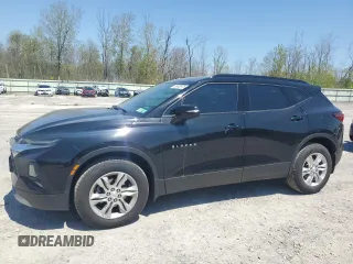 2020 Chevrolet Blazer LT with VIN 3GNKBCR44LS690494, listed as a Copart auction lot 56600975 with 54,624 mi miles and Salvage title. Bid and sale history available at DreamBid. Image 1.
