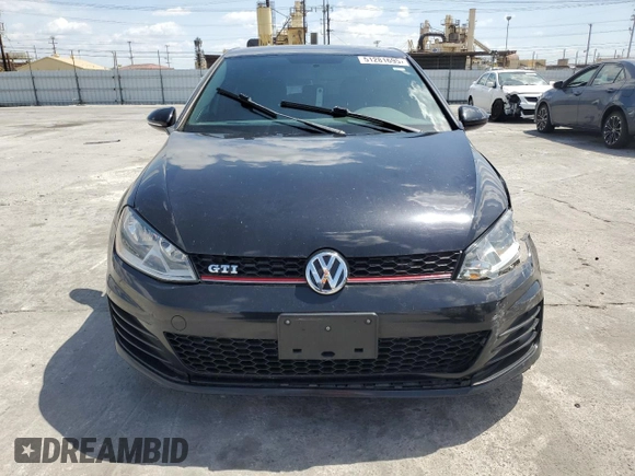 2017 Volkswagen Golf GTI S with VIN 3VW4T7AUXHM065625, listed as a Copart auction lot 51281695 with 94,229 mi miles and Salvage Title. Bid and sale history available at carsss.com. Image 5.