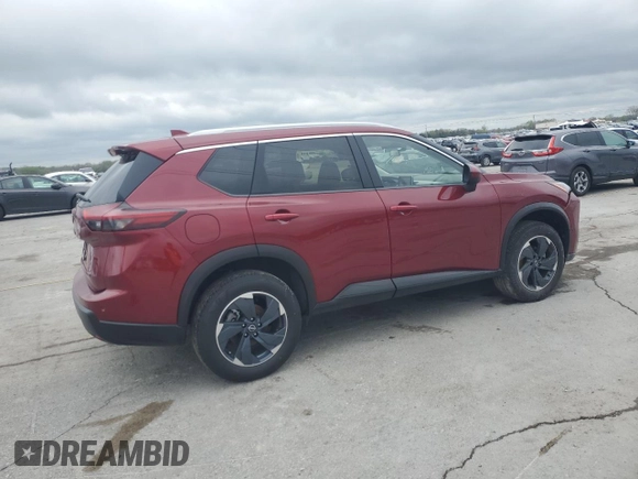 2025 Nissan Rogue SV with VIN JN8BT3BA3SW342439, listed as a Copart auction lot 51925185 with 1,927 mi miles and Salvage Title. Bid and sale history available at DreamBid. Image 3.
