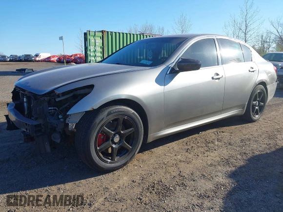 2008 Infiniti G35 Sedan x with VIN JNKBV61F28M260824, listed as a IAAI auction lot 42061695 with 131,916 mi miles. Bid and sale history available at carsss.com. Image 2.