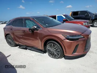 2024 Lexus RX with VIN 2T2BAMBA0RC034926, listed as a Copart auction lot 75637644 with 222 mi miles and Salvage Title. Bid and sale history available at carsss.com. Image 4.