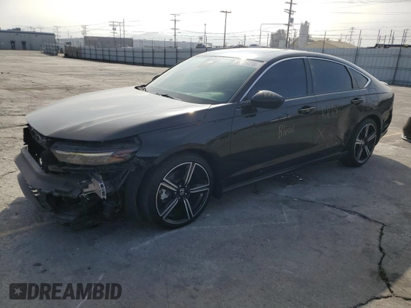 2023 Honda Accord Sport with VIN 1HGCY2F59PA041172, listed as a Copart auction lot 56835455 with 16,638 mi miles and Salvage title. Bid and sale history available at DreamBid. Image 1.