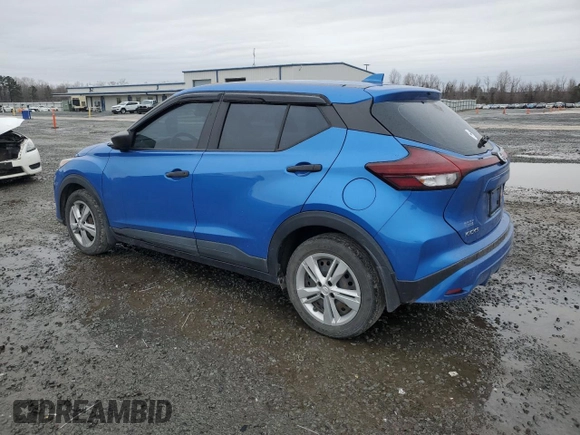 2021 Nissan Kicks S with VIN 3N1CP5BV4ML496060, listed as a Copart auction lot 48102605 with 75,766 mi miles and Salvage Title. Bid and sale history available at carsss.com. Image 2.