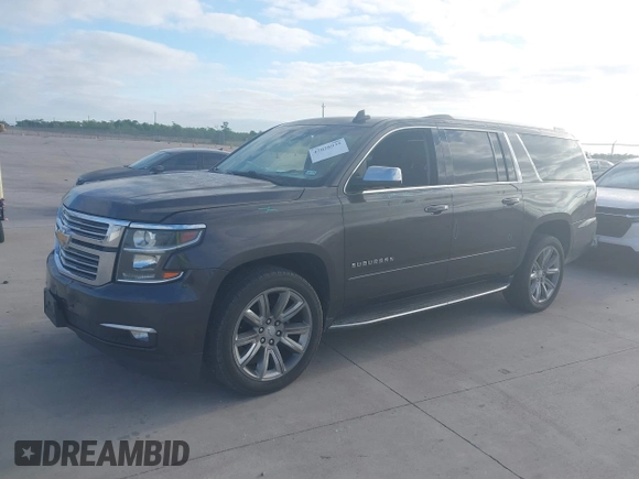 2018 Chevrolet Suburban Premier with VIN 1GNSCJKC5JR135265, listed as a IAAI auction lot 42028935 with 136,382 mi miles and . Bid and sale history available at DreamBid. Image 2.