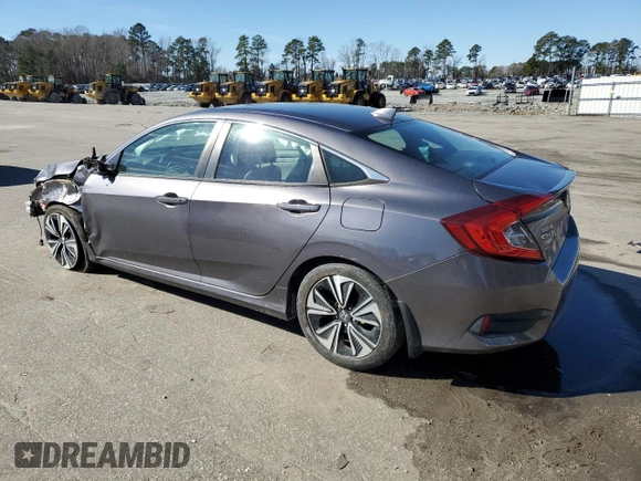 2017 Honda Civic Sedan EX-T with VIN 19XFC1F3XHE024656, listed as a Copart auction lot 45281715 with 106,771 mi miles and Salvage Title. Bid and sale history available at carsss.com. Image 2.