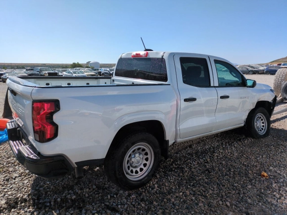 2023 Chevrolet Colorado 2WD Work Truck z VIN 1GCGSBEC7P1174630, wystawiony jako Copart lot #61053045 z przebiegiem 14 843 mil mil oraz Czysty tytuł • Clean title. Historia ofert i sprzedaży dostępna na DreamBid. Obrazek 3.