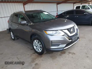 2018 Nissan Rogue SV with VIN 5N1AT2MV3JC708624, listed as a IAAI auction lot 41857099 with 117,637 mi miles. Bid and sale history available at carsss.com. Image 1.