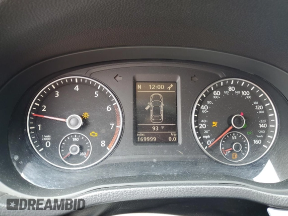 2012 Volkswagen Passat SE z VIN 1VWBP7A32CC063994, wystawiony jako Copart lot #59270995 z przebiegiem 169 999 mil mil oraz Szkoda całkowita • Salvage title. Historia ofert i sprzedaży dostępna na DreamBid. Obrazek 9.