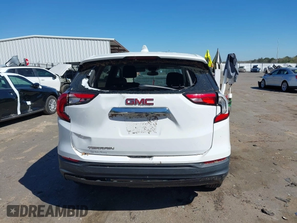 2020 GMC Terrain SLE with VIN 3GKALMEV1LL224087, listed as a IAAI auction lot 41843729 with 54,152 mi miles. Bid and sale history available at carsss.com. Image 16.