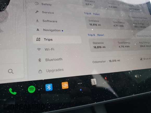 2023 Tesla Model 3 с VIN 5YJ3E1EA0PF542510, выставлен на аукционе Copart как лот 58259985 с пробегом 18 819 миль миль и Списание • Salvage title. История ставок и продаж доступна на DreamBid. Изображение 9.