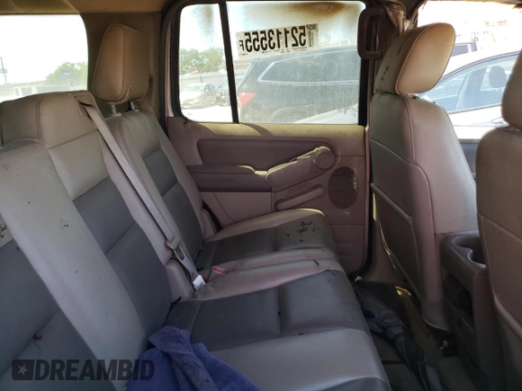 2007 Ford Explorer XLT с VIN 1FMEU63E17UA83635, выставлен на аукционе Copart как лот 52113555 с пробегом Не указан миль и Списание • Salvage title. История ставок и продаж доступна на DreamBid. Изображение 11.