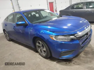 2019 Honda Insight EX z VIN 19XZE4F5XKE013870, wystawiony jako IAAI lot #42067167 z przebiegiem 77 668 mil mil oraz . Historia ofert i sprzedaży dostępna na DreamBid. Obrazek 1.