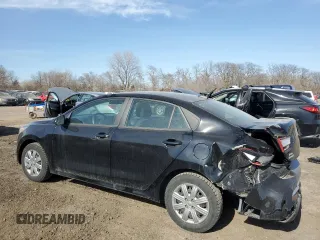 2022 Kia Rio S with VIN 3KPA24AD3NE501857, listed as a Copart auction lot 48806355 with 37,550 mi miles and Salvage Title. Bid and sale history available at carsss.com. Image 2.