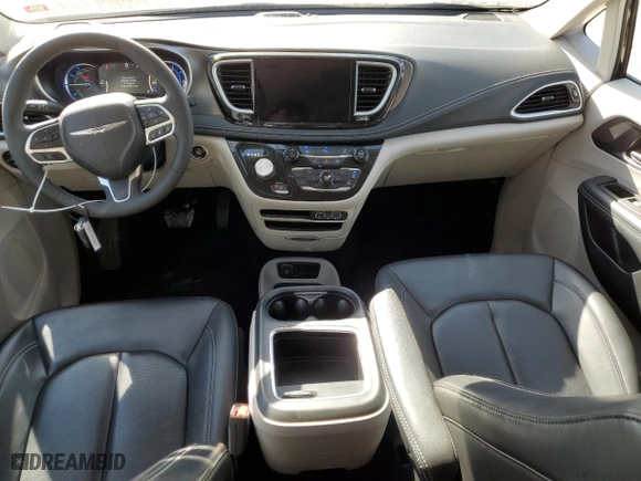 2023 Chrysler Pacifica Hybrid Touring L with VIN 2C4RC1L78PR562256, listed as a Copart auction lot 47222065 with 46,982 mi miles and Clean Title. Bid and sale history available at carsss.com. Image 8.