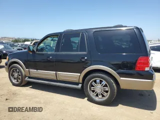 2003 Ford Expedition Eddie Bauer z VIN 1FMFU18L43LA54905, wystawiony jako Copart lot #56218915 z przebiegiem 129 587 mil mil oraz Czysty tytuł • Clean title. Historia ofert i sprzedaży dostępna na DreamBid. Obrazek 2.