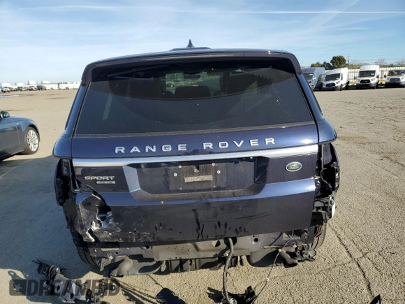 2019 Land Rover Range Rover Sport HSE with VIN SALWR2RK5KA855993, listed as a Copart auction lot 86353584 with 113,083 mi miles and Salvage Title. Bid and sale history available at carsss.com. Image 6.