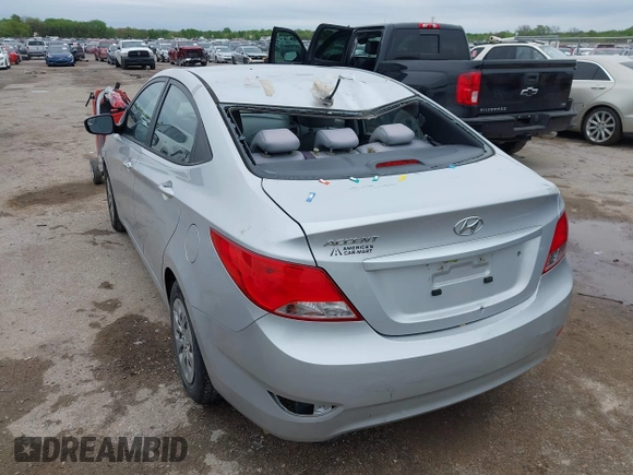 2015 Hyundai Accent GLS with VIN KMHCT4AE5FU883113, listed as a IAAI auction lot 41899701 with 123,023 mi miles and . Bid and sale history available at carsss.com. Image 6.
