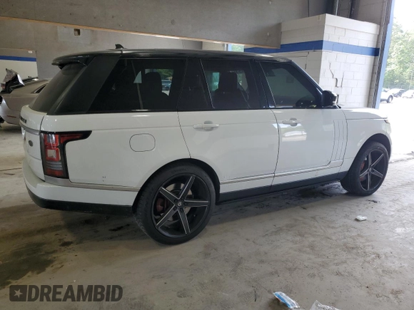 2016 Land Rover Range Rover Supercharged с VIN SALGS2EF5GA272560, выставлен на аукционе Copart как лот 59925765 с пробегом 104 109 миль миль и Списание • Salvage title. История ставок и продаж доступна на DreamBid. Изображение 3.